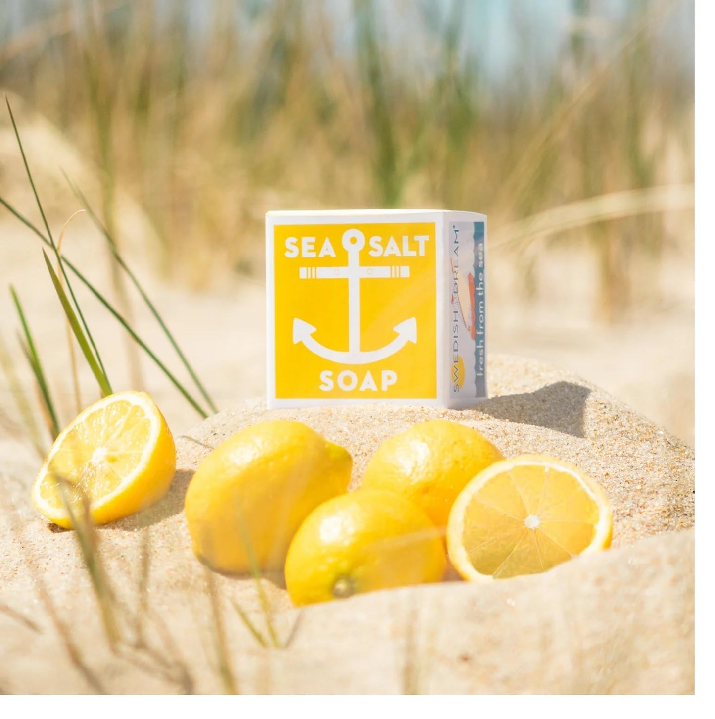 Kalastyle Swedish Dream Sea Salt Summer Lemon Soap TWO PACK | LIMITED EDITION | Vegan, Cruelty Free, Made in USA | 4 ounces x 2