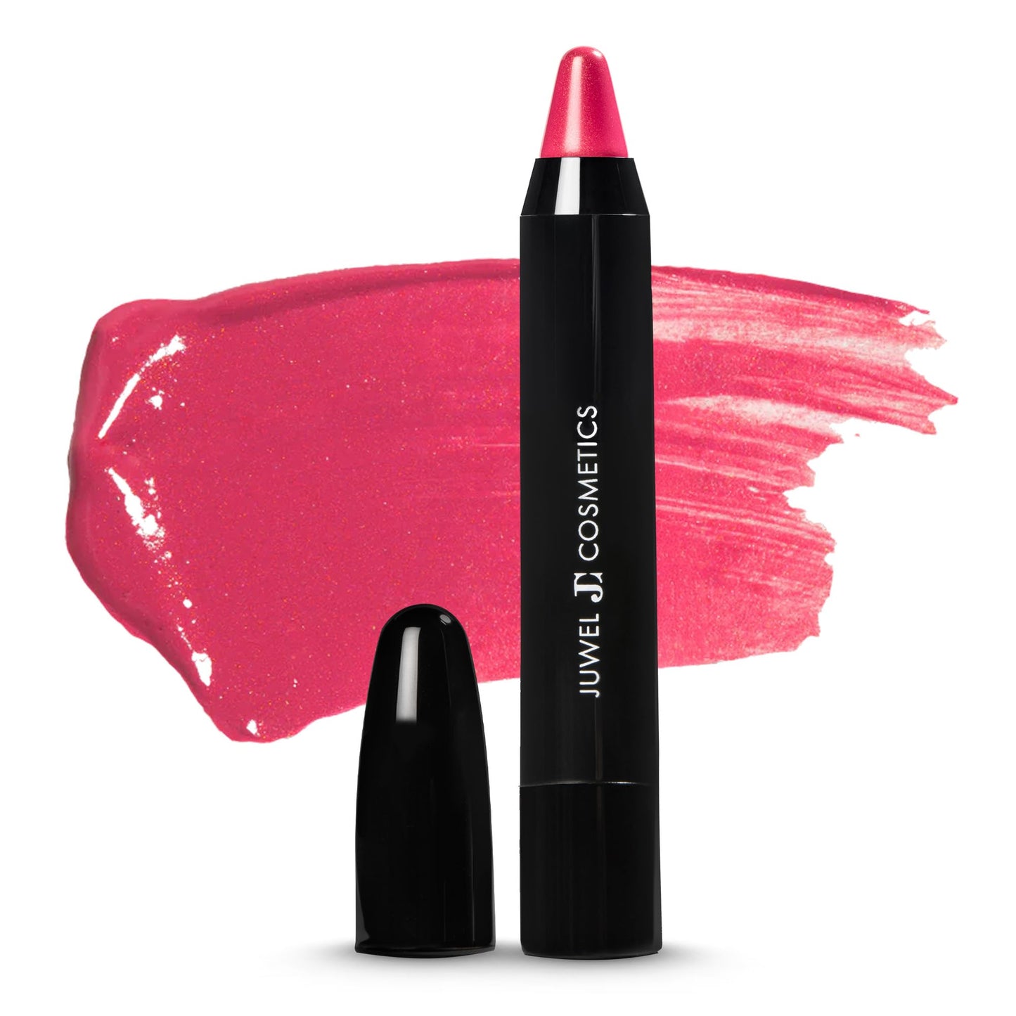 Juwel Cosmetics Retractable Lip Crayon, High Shine Long Lasting Lip Liner with Vitamins C & E, Shea & Cocoa Butter, Ultra Smooth Full Coverage