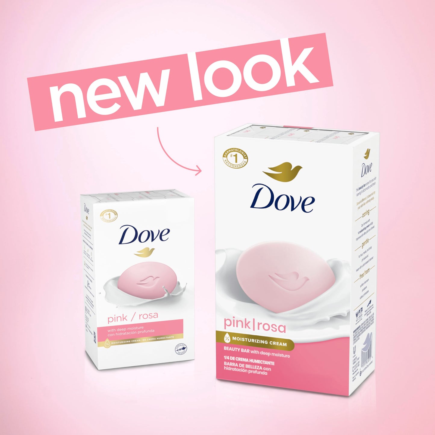 Dove Beauty Bar, Pink, 3.75 Ounce (Pack of 2)