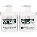 Advanced Clinicals Collagen Cream Body Lotion & Face Moisturizer W/Vitamin E | Skincare Moisturizing Collagen Lotion For Women, Men, Hand, & Neck