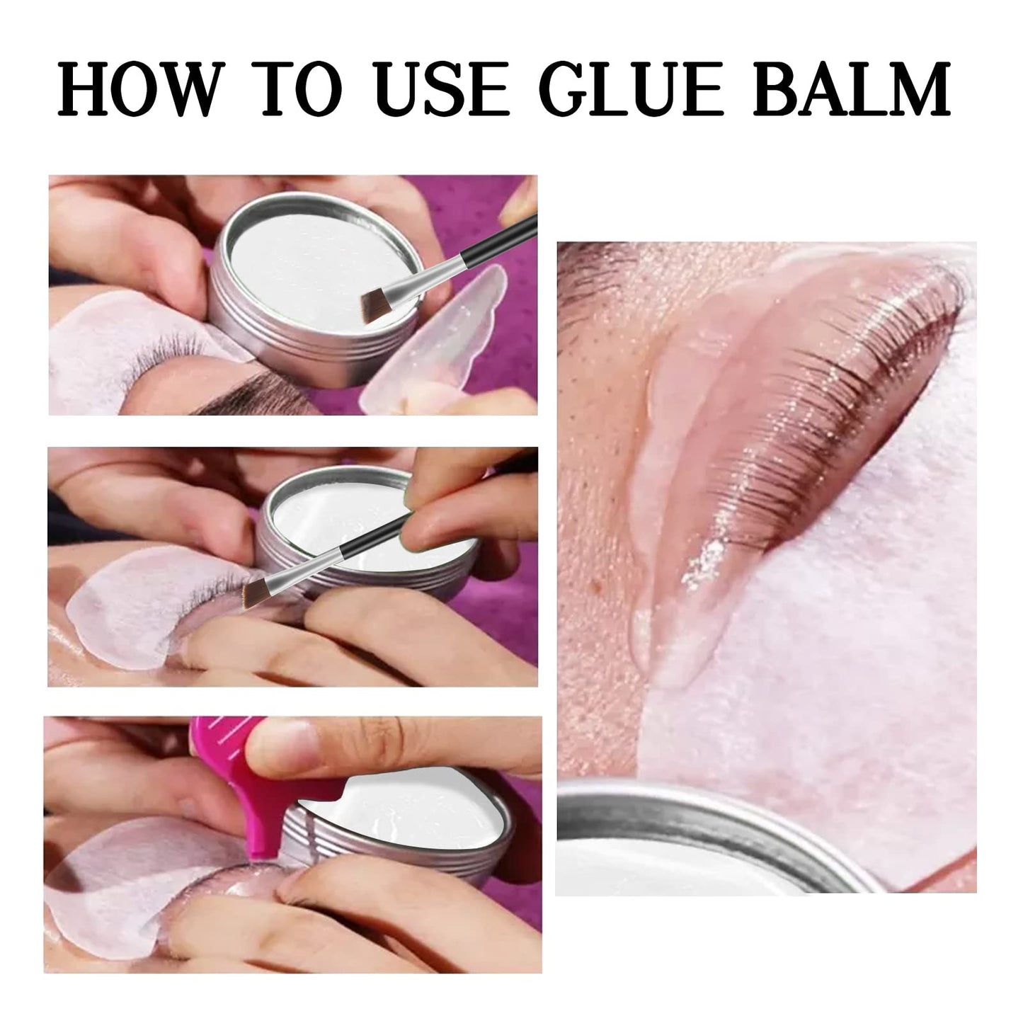 Libeauty Lash Lift Glue Balm Lash Lift Adhesive Strong Sticky Fruit Flavor Eyelash & Eyebrow Perm Glue Balm Brow Lamination Gel Beauty and Personal Care Libeauty