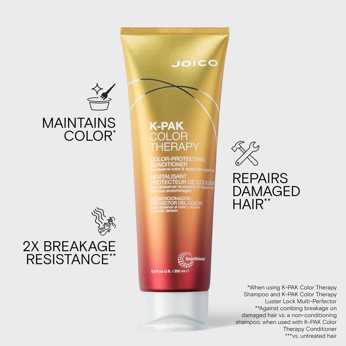 Joico K-PAK Color Therapy Color-Protecting Conditioner | For Color-Treated Hair | Boost Shine & Elasticity | Repair Breakage | Rebuild Damaged Hair | Beauty and Personal Care Joico