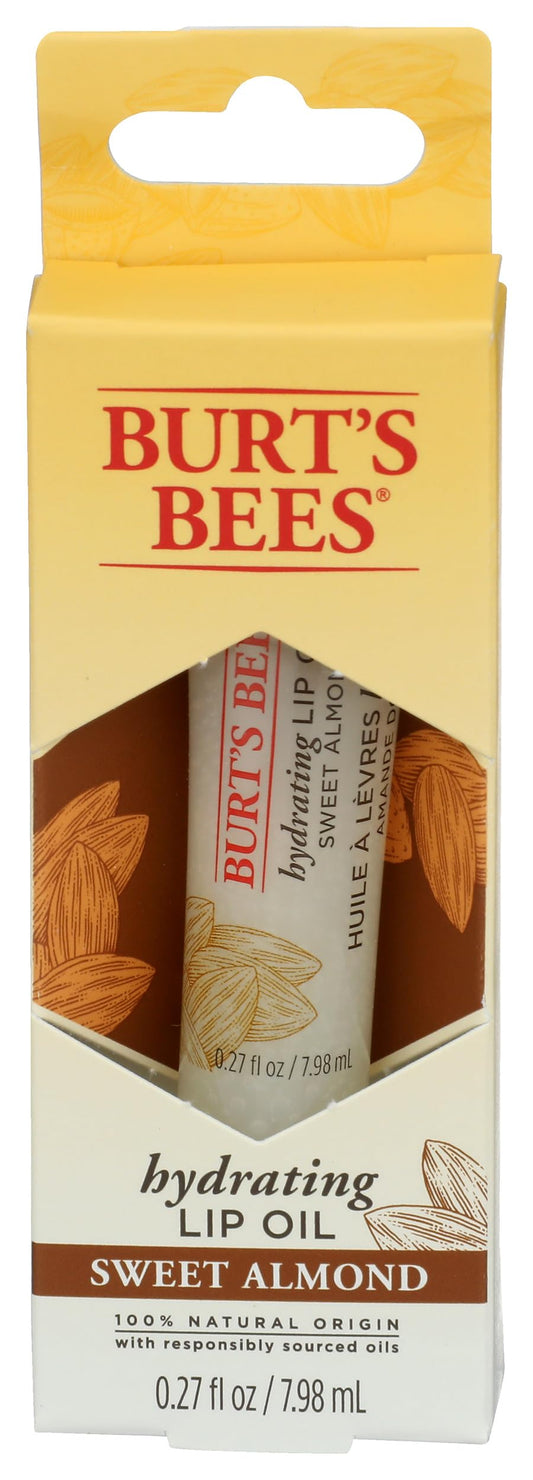 Burt's Bees Hydrating Lip Oil With Sweet Almond Oil By Burts Bees for Unisex - 0.27 Oz Lip Oil, 0.27 Oz