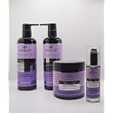 KeraProf Keratin Hair Care Set, Shampoo, Conditioner, Hair Mask, Crystal Shine Serum, Moisturizing and Smoothing Treatment for All Hair Types, 4 Piece