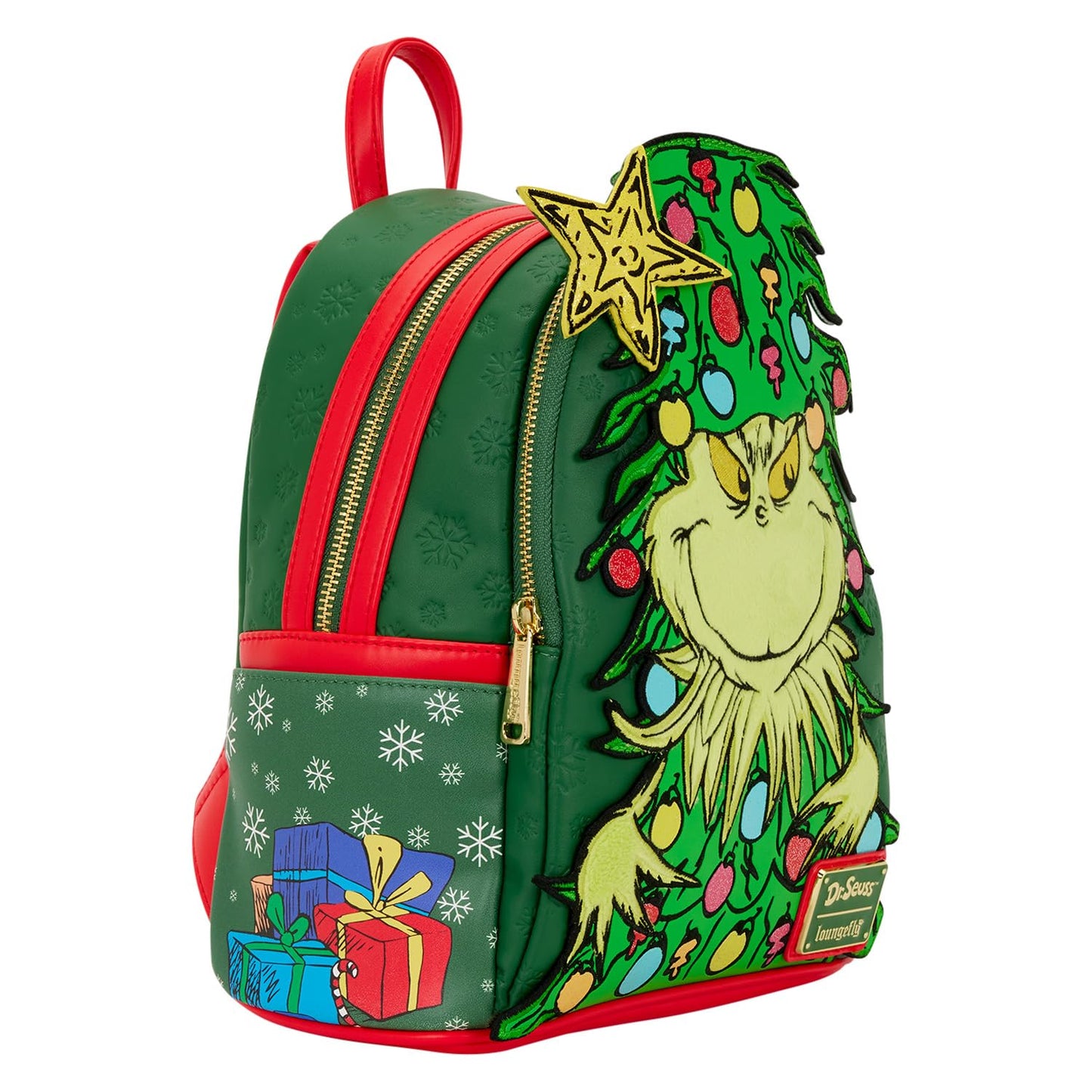 Loungefly Dr. Seuss Grinch Holiday Mini Backpack