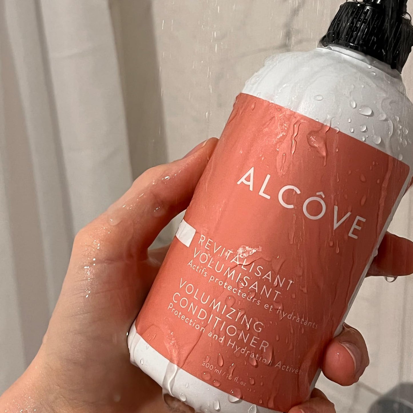 Alcôve - Volumizing Shampoo & Conditioner Duo - Fine and Thin Hair - Sulfate-Free - Lightweight Volume - Evening Primrose Oil - Mango Extract - Argan