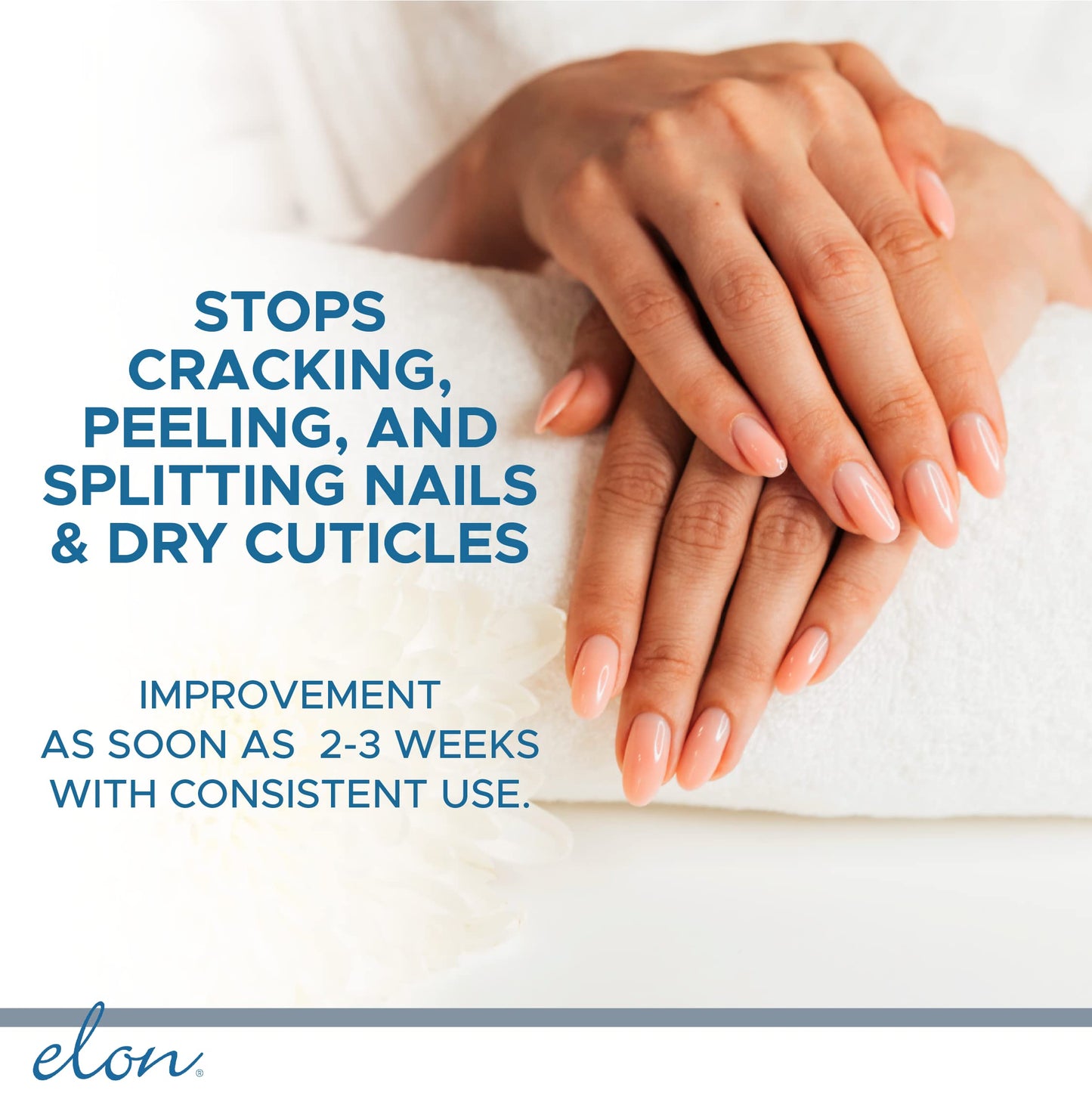 Elon Lanolin-Rich Nail Conditioner - Strengthens Nails, Protects Cuticles, Dermatologist-Recommended for Brittle & Damaged Nails (10g Tube)