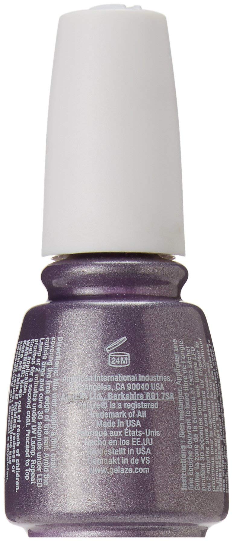 Gelaze Avalanche Gel-N-Base Polish, 0.5 Fluid Ounce Beauty & Personal Care China Glaze