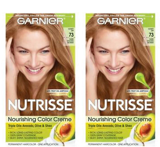 Garnier Nutrisse Haircolor, 73 Dark Golden Blonde 1 ea (Pack of 2) Beauty & Personal Care Garnier