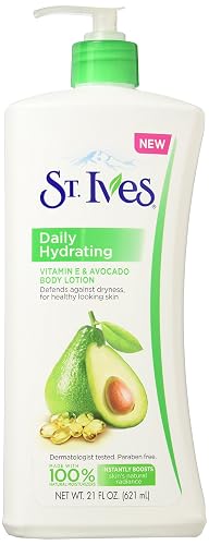 St. Ives Daily Hydrating Body Lotion Vitamin E 21 oz (Pack of 2)