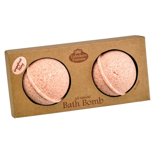 Fabulous Frannie Grapefruit Ylang Ylang Natural, Handmade Bath Bomb, Rich in Essential Oil, Salt, Coconut Oil, Witch Hazel, Ultra Plush Spa Fizzies…