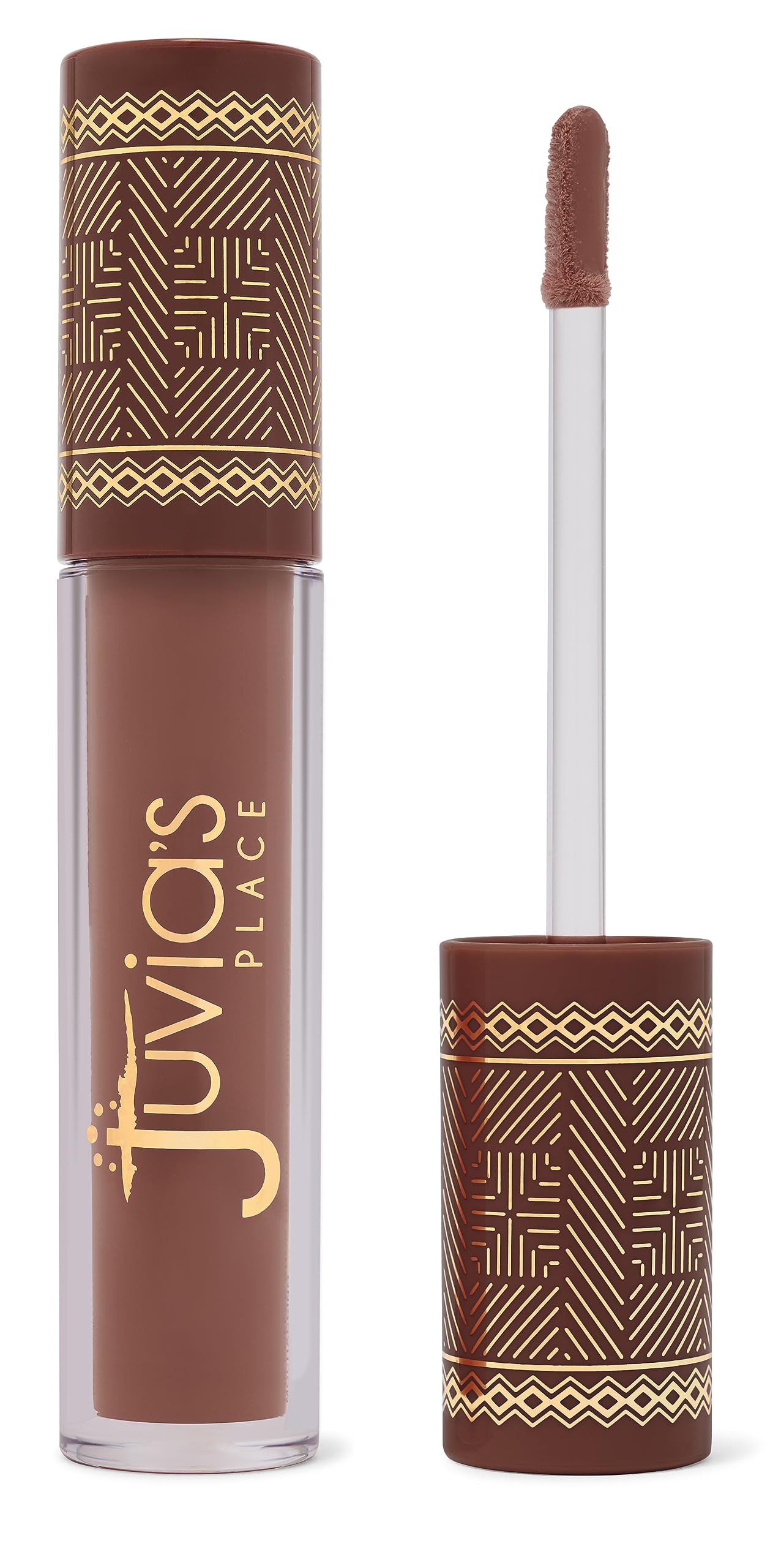 Juvia's Place Coffee Shop Lip Gloss - Brown Sugar - Hydrating Butter Lip Gloss for Women, Long-Lasting Shine, Moisturizing Glass-like Finish, Plumping
