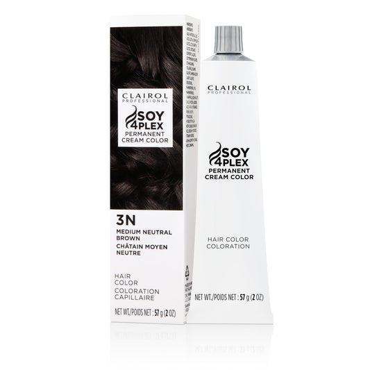 Clairol Professional Crème Permanente, 3n Med Neutral Brown, 2 oz. - Packaging May Vary