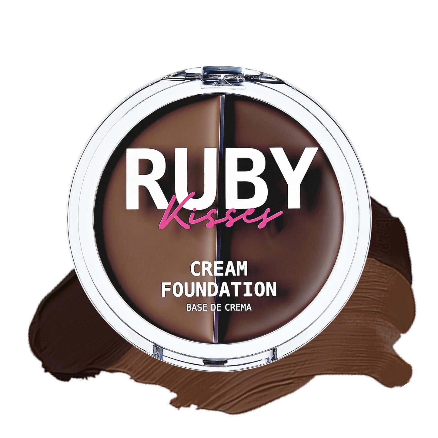 Ruby Kisses 3D Face Creator Cream Foundation & Concealer, 12 Hours Long Lasting, Medium to Full Coverage, Non-Greasy