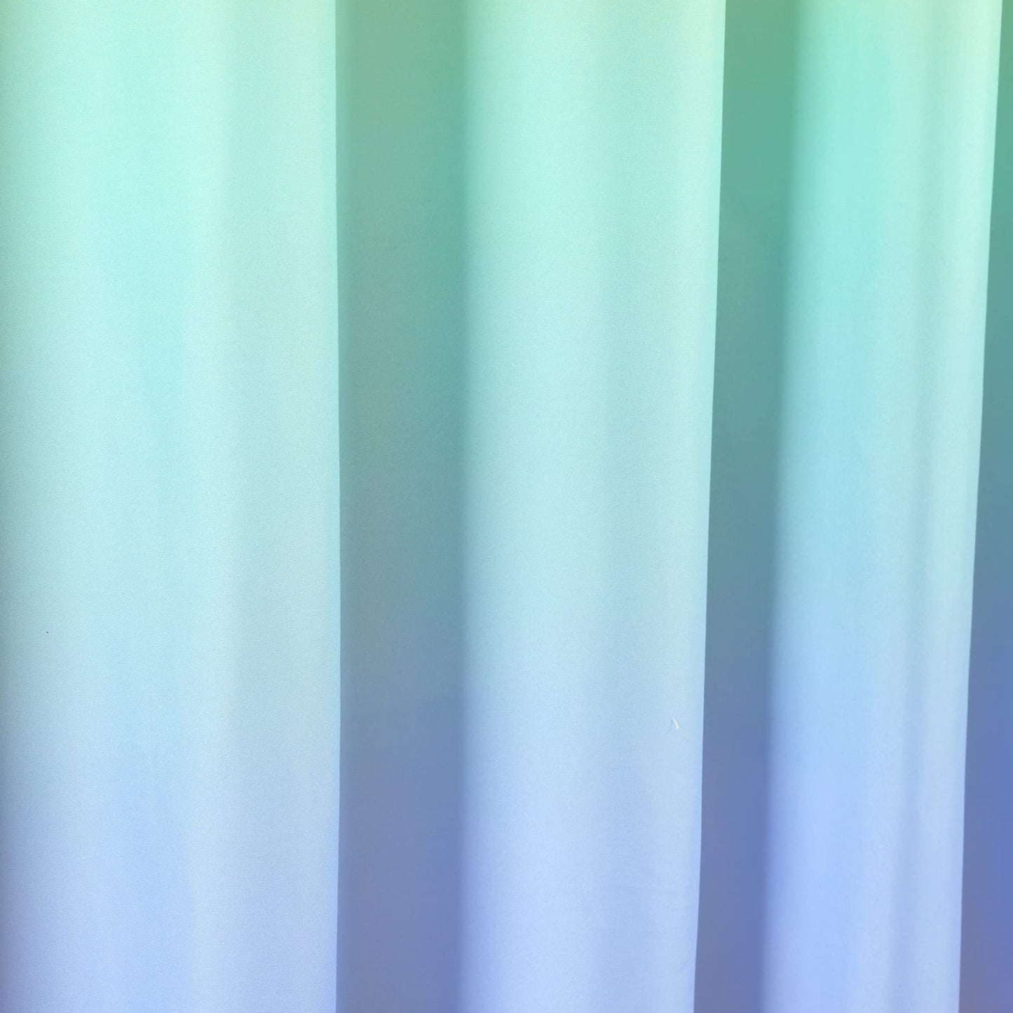 Lush Decor Rainbow Ombre Shower Curtain, 72" x 72", Rainbow & Turquoise