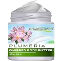 Botanical Beauty PLUMERIA WHIPPED BODY BUTTER with Shea Butter, Cocoa Butter, Coconut Oil for All Skin Types, for Dry, Sensitive Skin. Moisturizing