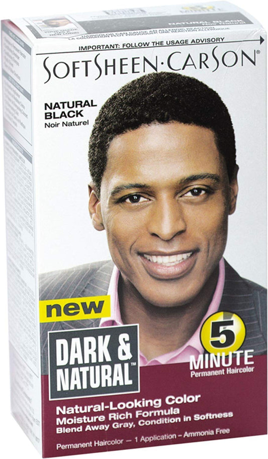 Dark and Natural 5 Minute Permanent Hair Color, Natural Black 1 ea (Pack of 9) Beauty & Personal Care Dark & Natural