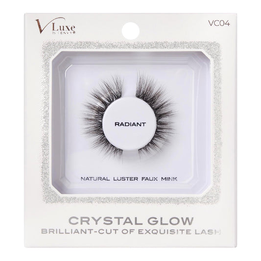 i•ENVY Crystal Glow False Eyelashes, Natural Luster Faux Mink Fake Eye Lash with Special Cut, Luminous Shine & Subtle Sparkle for Stunning Natural…