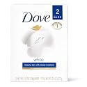 Dove Beauty Bar More Moisturizing than Bar Soap White Effectively Washes Away Bacteria While Nourishing Your Skin 3.75 oz 2 Bars