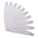 Makartt Nail File: 240/240 Grit Emery Boards for Nails, 10pcs Ultra-Fine Filer Kit for a Shiny Finish Zebra Doubled Sides Washable Manicure Pedicure