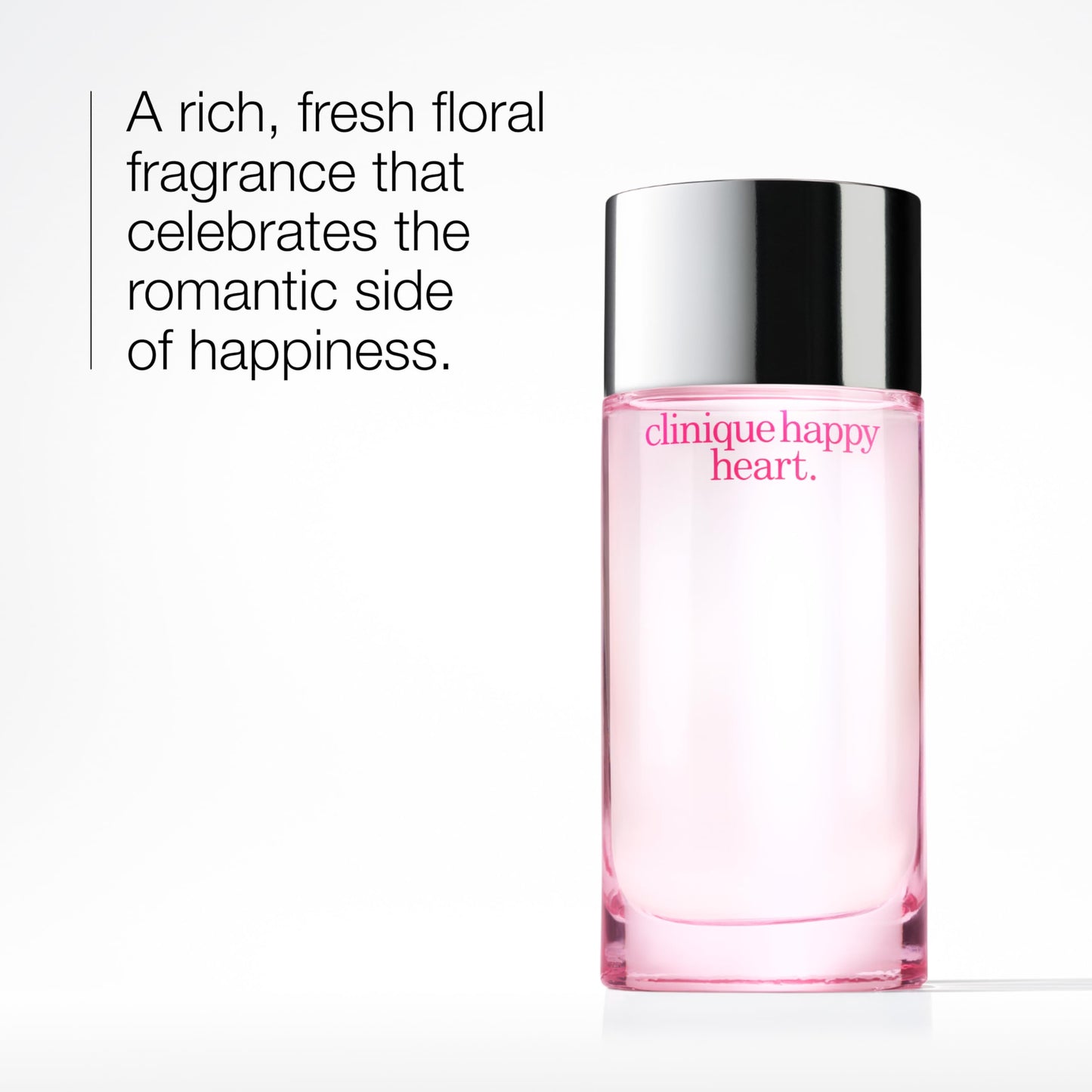 Clinique Happy Heart Eau de Parfum Spray | Notes of Mandarin, Cucumber, Yellow Primrose, Water Hyacinth + Blonde Wood | Perfumes for Women, 3.4 Fl Oz
