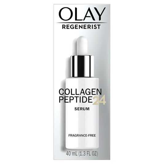 Olay Collagen Peptide Visibly Firming Serum, Fragrance-Free, 1.3 FL OZ (40 mL)