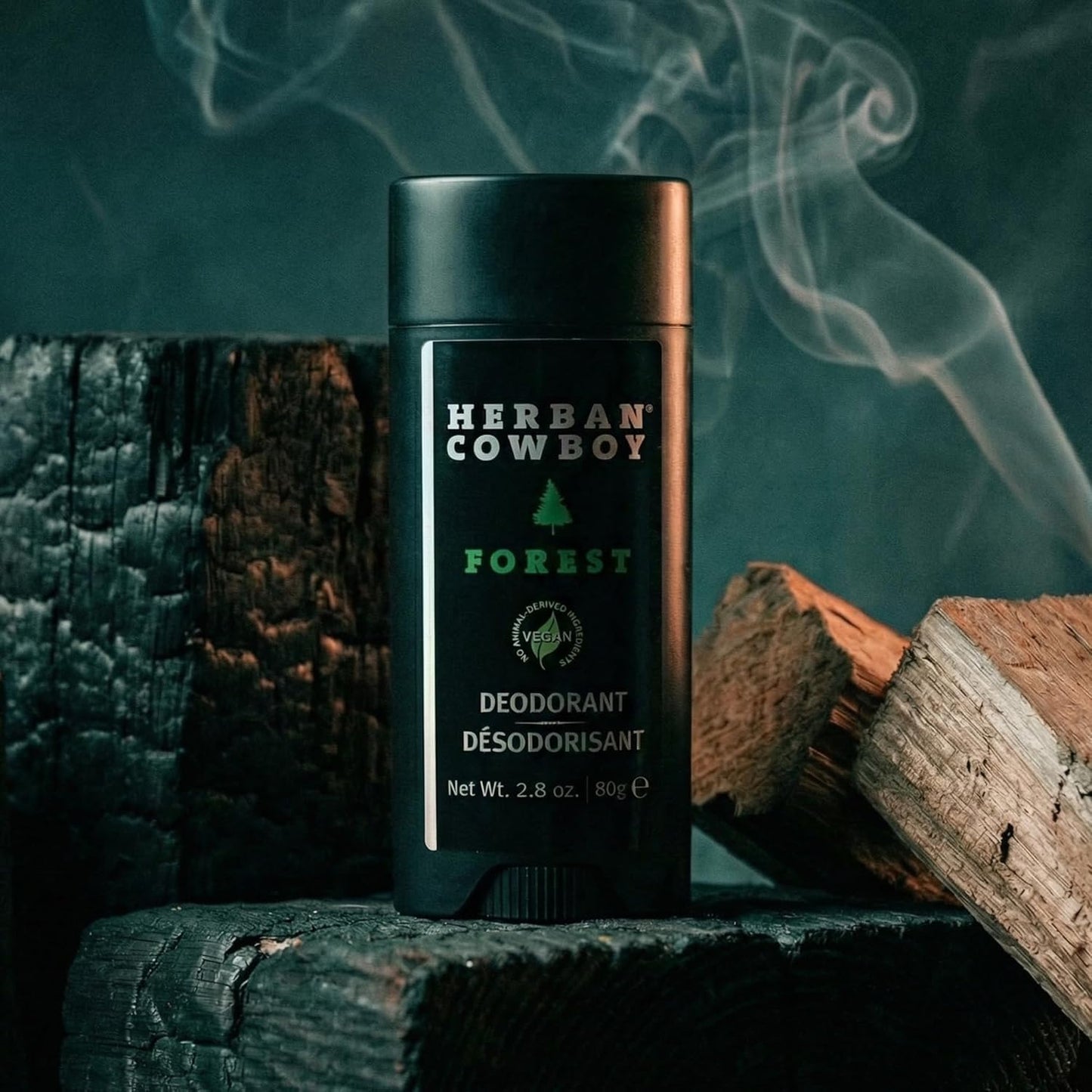 Herban Cowboy Forest Aloe Infused Deodorant with Hints of Cedar, Mandarin, and Black Pepper (2.8 oz) (2 Pack, Forest) Beauty and Personal Care Herban Cowboy