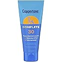 Coppertone Complete Sunscreen Lotion SPF 30, Face and Body Sunscreen, Lightweight, Water Resistant, 7 Fl Oz