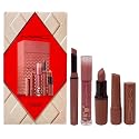 MAC M·A·C Cosmetics Holiday Exclusive Velvet Totally Teddy Lip 4-Piece Kit - Satin Lipstick, Plumping Gloss Stick, Slim Lipstick and Lip Gloss