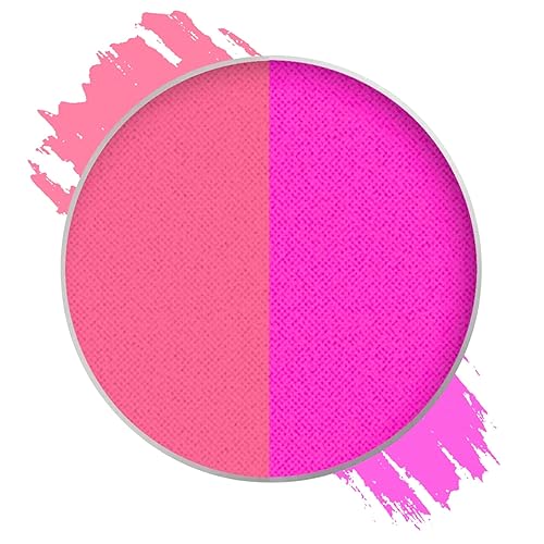Mehron Paradise FX UV Neon Glow - Intergalactic - Neon Pink/Coral UV 0.25 oz | Pro Water-Activated Shimmer Paint for Raves, Costumes, SFX, Halloween