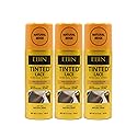 EBIN NEW YORK Tinted Lace Aerosol Spray 3pack - Natural Beige 2.7 Oz/ 80 mL | Quick Dry, Water-Resistant, No Residue, Even Spray, Matching Skin Tone