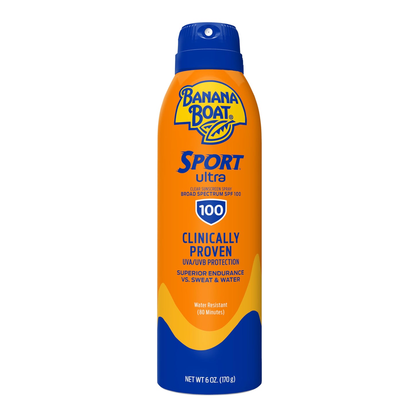 Banana Boat Sport Ultra SPF 100 Sunscreen Spray, 6oz | Sport Sunscreen Spray SPF 100, Banana Boat Sunscreen SPF 100 Spray, High SPF Sunscreen