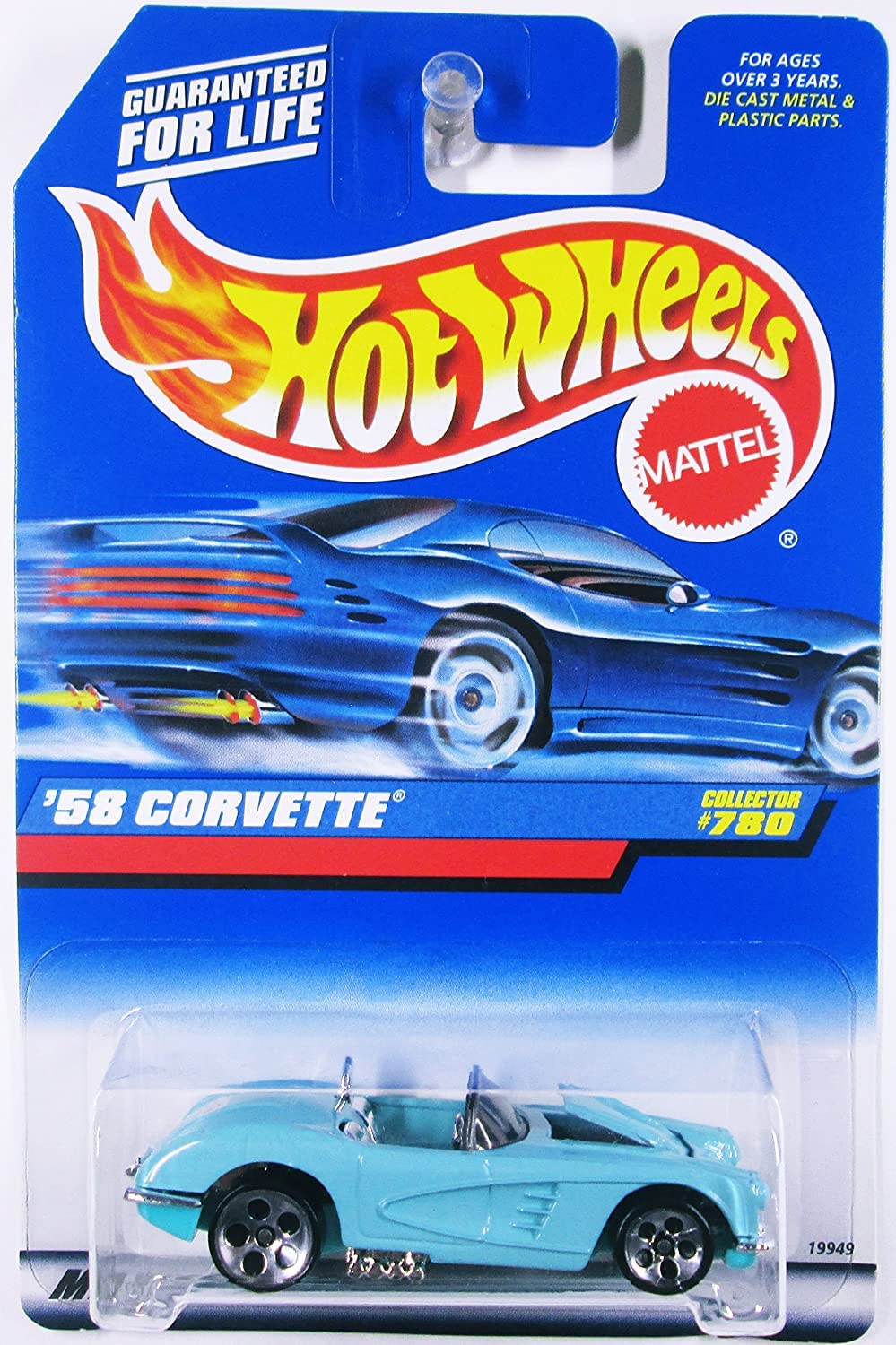 Hot Wheels 1998 #780 '58 Corvette
