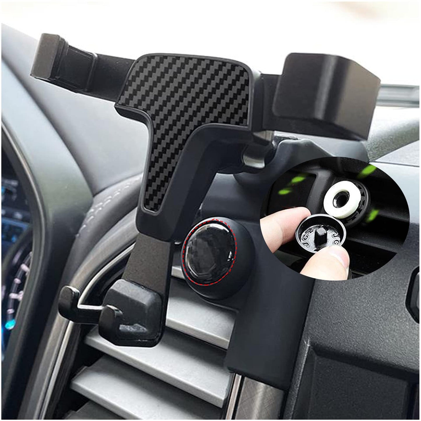 ITrims Car Phone Holder for Ford F-150 F150 2015-2020, Car Air Vent Cell Phone Holder Cradles Mount Compatible for iPhone 11 pro/XS/XR/X/8/7, Galaxy…