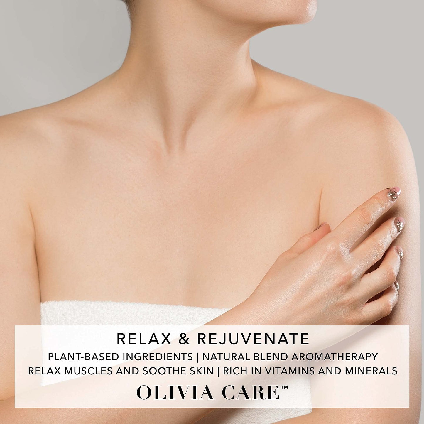 Olivia Care Pink Himalayan Bath Salts with Apricot Fig - Relieves & Relax Muscles. Exfoliate, Heal, Rejuvenate, Cleansing & Soothes Skin - Made Beauty and Personal Care Olivia Care