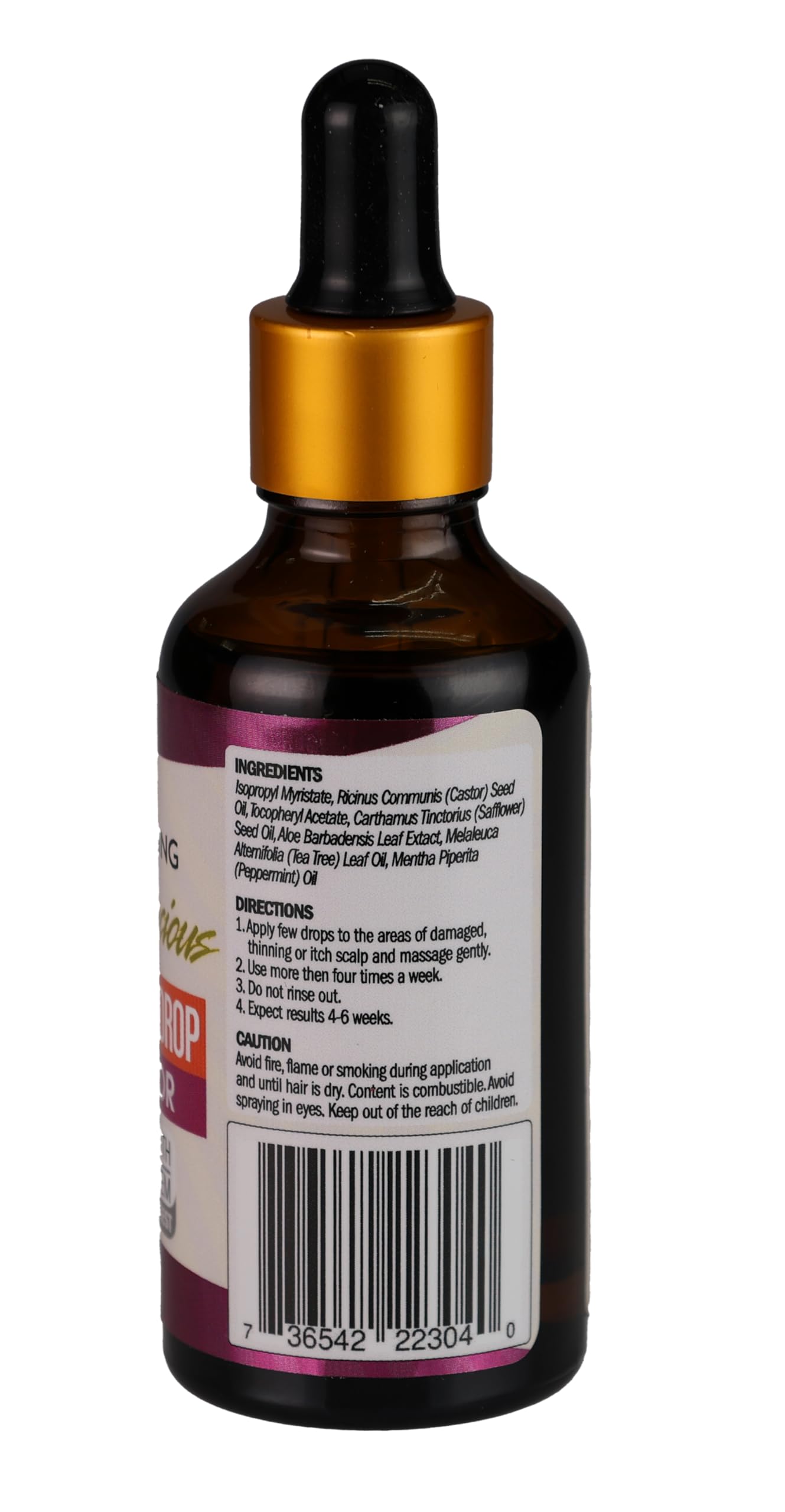 African Anti Aging Oh My Precious Ultra Thick Hair Drop Black Castor 1.7 oz (Pack of 2)