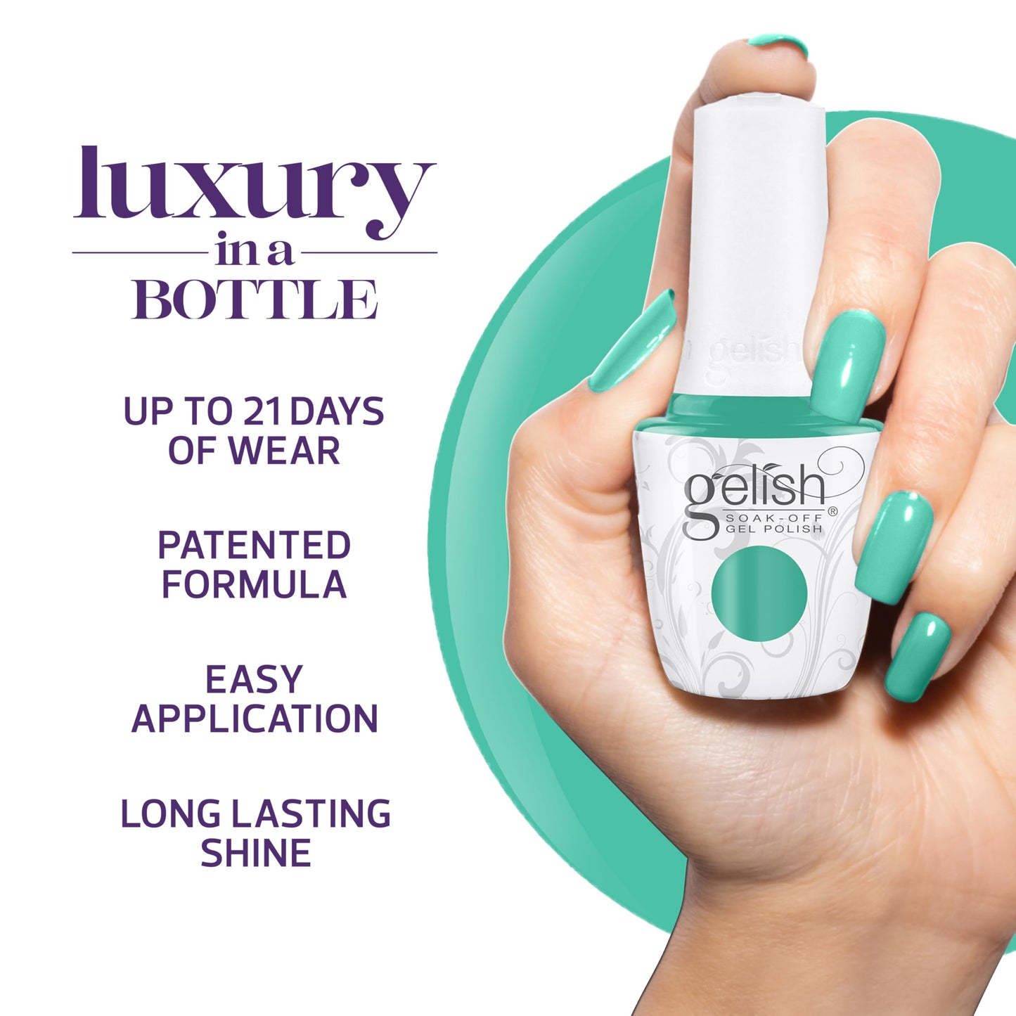 Gelish Summer Let's Roll Collection Gel Nail Polish: Unwind With Me, 15 mL Beauty & Personal Care Gelish