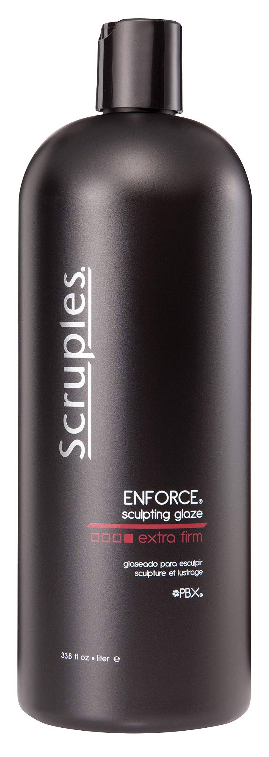 Scruples Enforce Sculpting Glaze - Strong Hold Hair Gel to Create Body & Lift - Weightless Hair Glaze Without Build Up - Water Soluble Formula for All