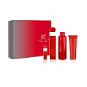 Perry Ellis 360 Red 3.4oz EDT Spray, 6oz Body Spray, 3oz Shower Gel, 7.5ml EDT Spray Men 4 Pc Gift Set