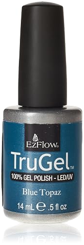 EZ Flow 2nd Launch Blue Topaz Gel Polish, 0.5 Fluid Ounce Beauty & Personal Care EzFlow