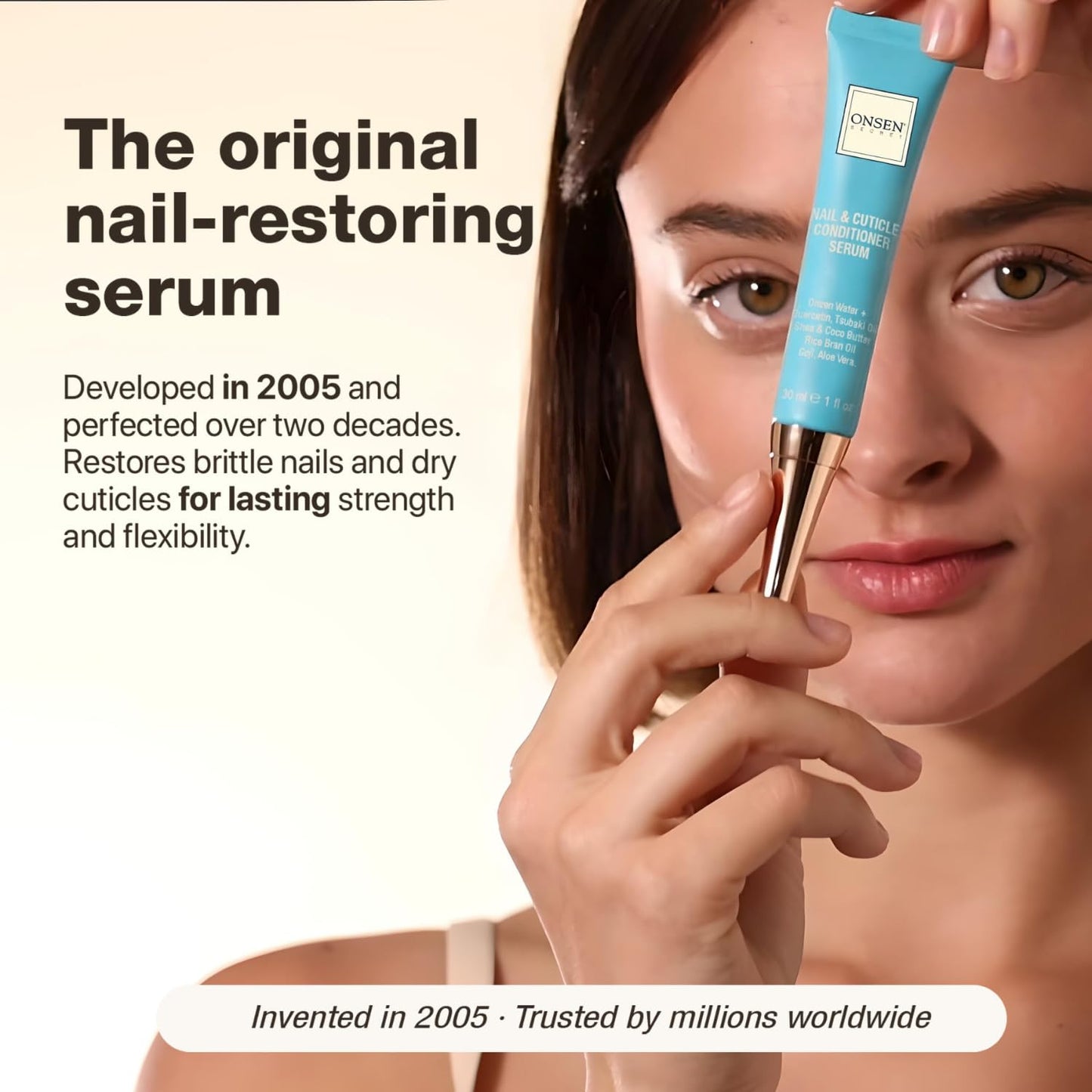 Onsen Nail & Cuticle Cream Treatment w/Japanese Tsubaki, Jojoba & Lavender Oil, Shea Butter - Strengthens Nails, Softens Cuticles - Daily Repair Care Beauty and Personal Care Onsen Secret