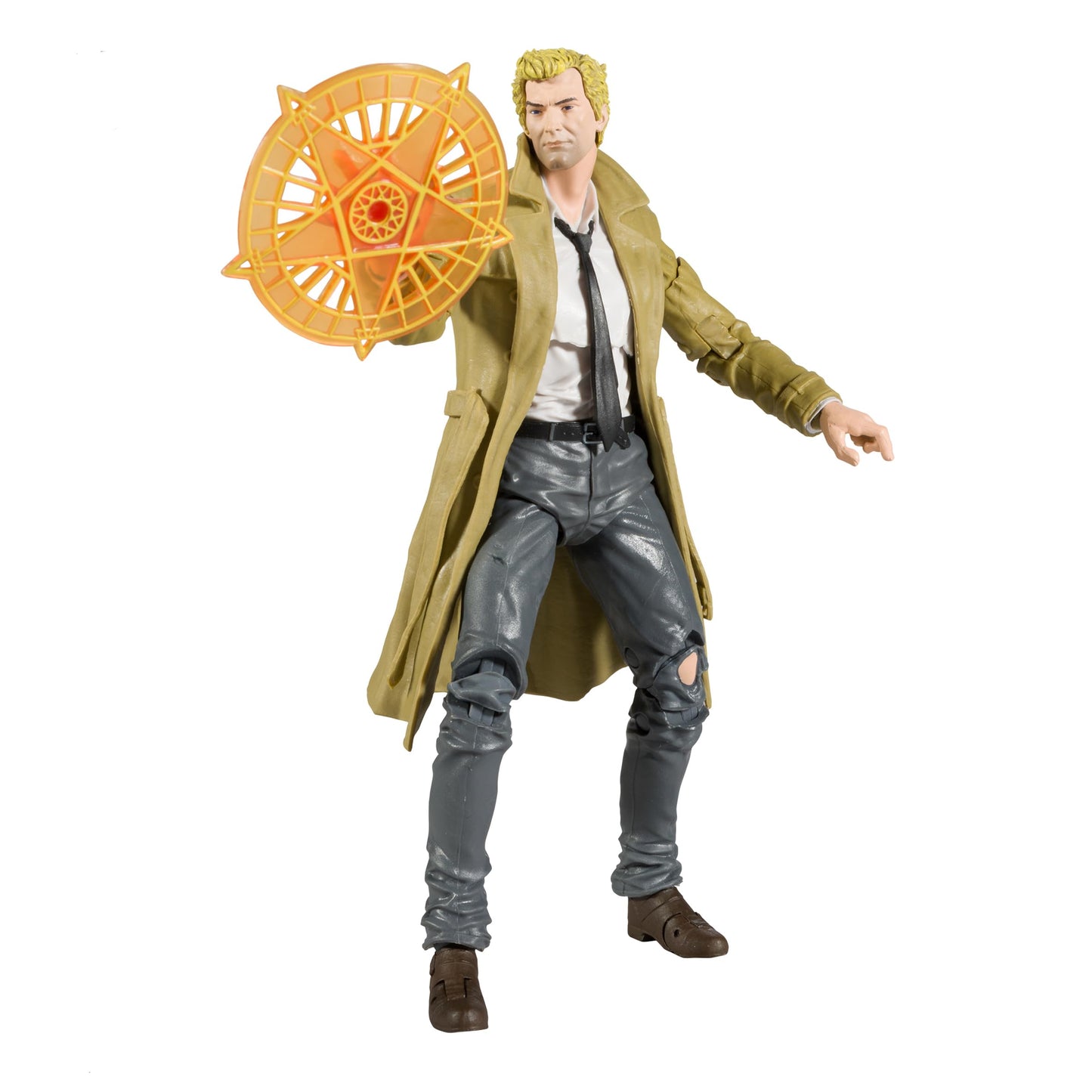 McFarlane Toys - DC Direct 7IN Figure with Comic - Black ADAM WV1 - John Constantine, Multicolor