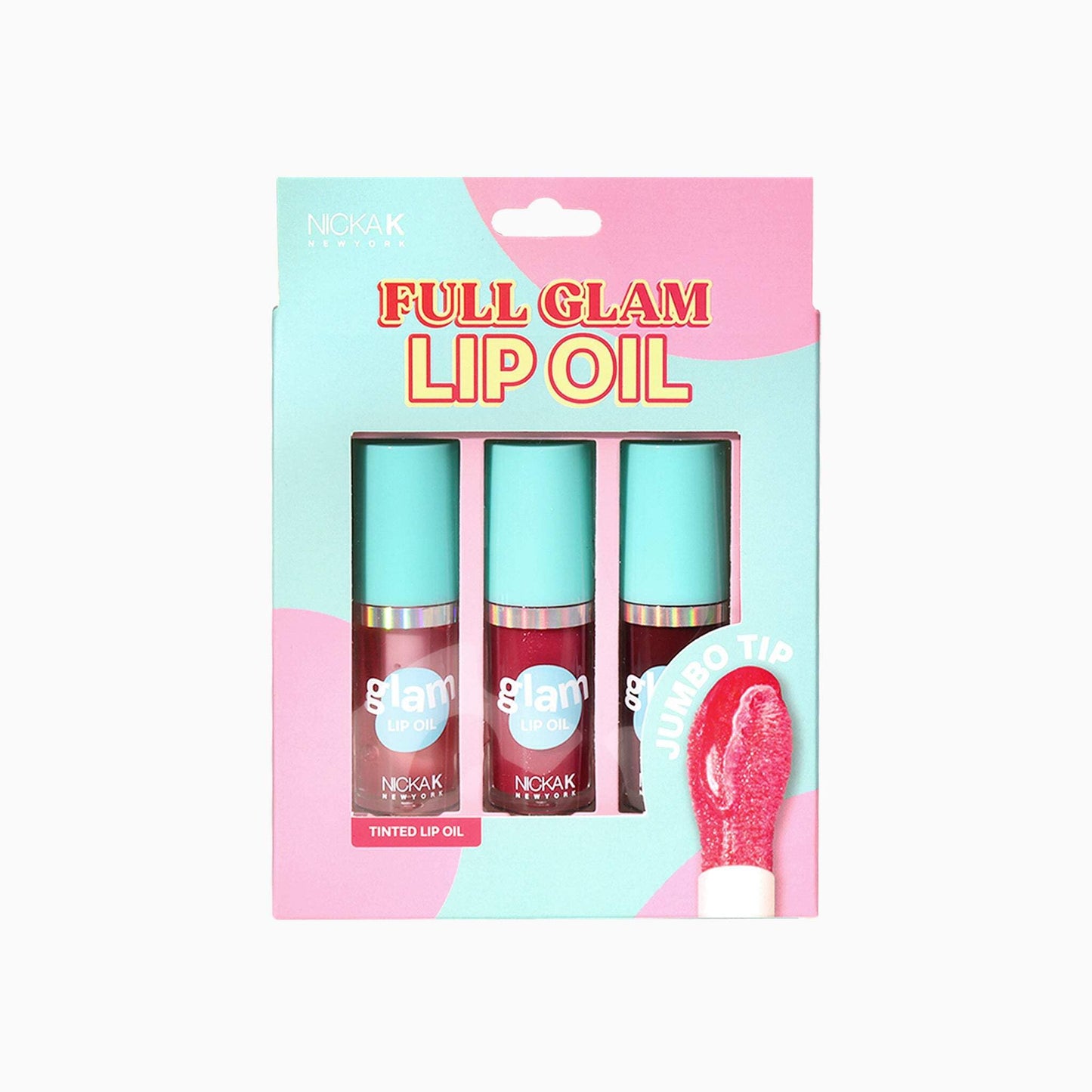 NICKA K NEW YORK Soft and Full Glam Tinted Lip Oil Set (Full Glam)