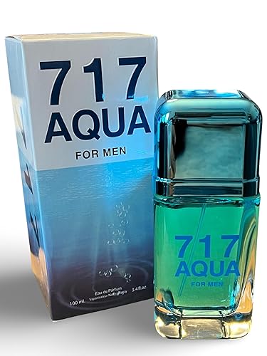 Secret Plus 717 AQUA FOR MEN - Eau de Parfum- 3.4 Fl Oz Vaporisateur Natural Spray