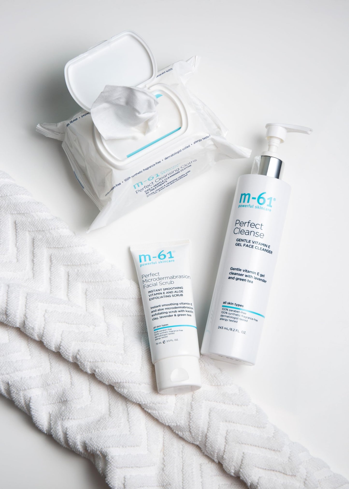 m-61 Perfect Microdermabrasion Facial Scrub | Instant Smoothing, Exfoliating Scrub With Vitamin E, Kaolin Clay, Aloe, 2.5 Fl Oz