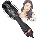 Blow Dryer bruch,One Step Hair Dryer and Volumizer with Salon Negative Ionic for Straightening, Professional Hot Air Brush for Men and Women (Black?