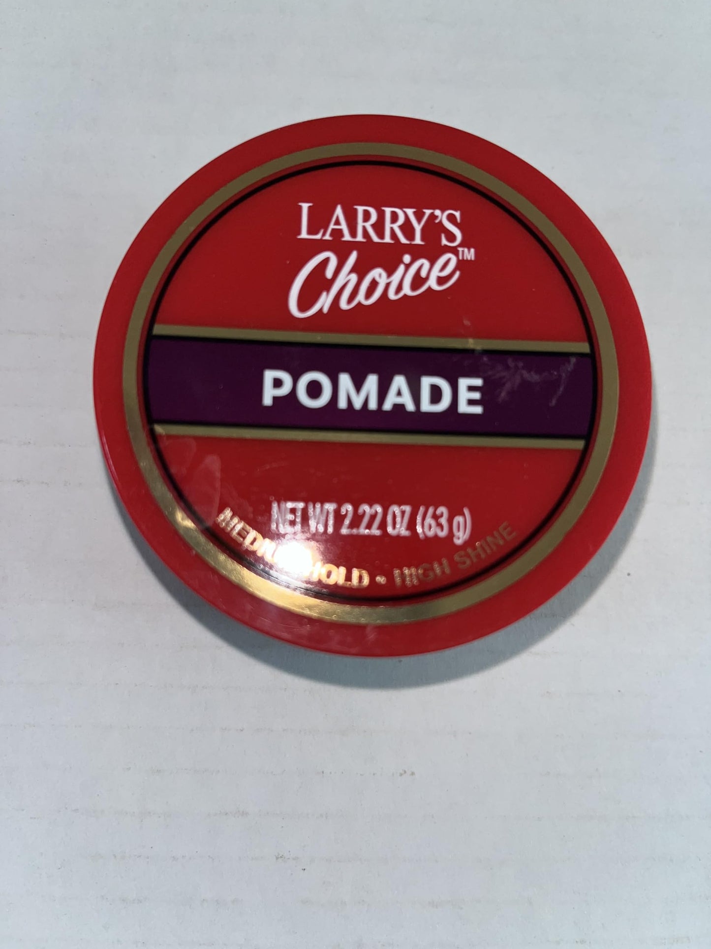 Larry's Choice™ Pomade, Medium Hold, High Shine, 2.22 oz