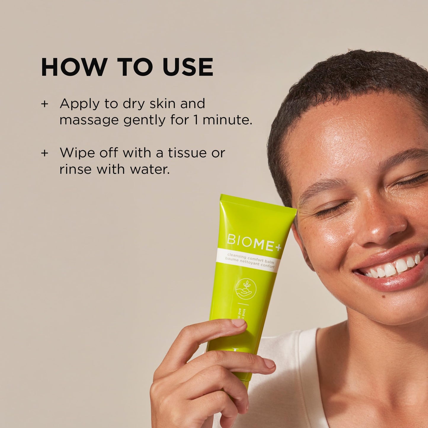 IMAGE Skincare, BIOME+ Cleansing Comfort Balm, Microbiome Friendly Gentle Cleanser, Reduces Moisture Loss, 4 fl oz