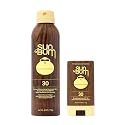 Sun Bum Sun Bum Original Spf 30 Sunscreen Spray and Face Stick vegan and Reef Friendly (octinoxate & Oxybenzone Free) Broad Spectrum Moisturizing
