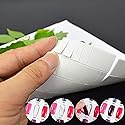 Noverlife 780PCS Nail Art False Tips Double-Sided Sponge Glue Adhesive Tape, Pre-Cut Self-Adhesive Foam Strips Fixing Sticker for Nail Design Gel